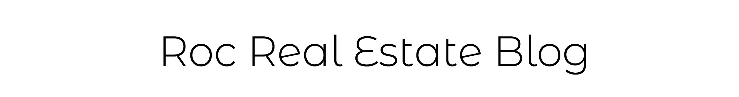 Roc Real Estate Blog